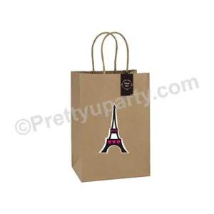 Paris Inspired Gift Bags - Pack of 10
