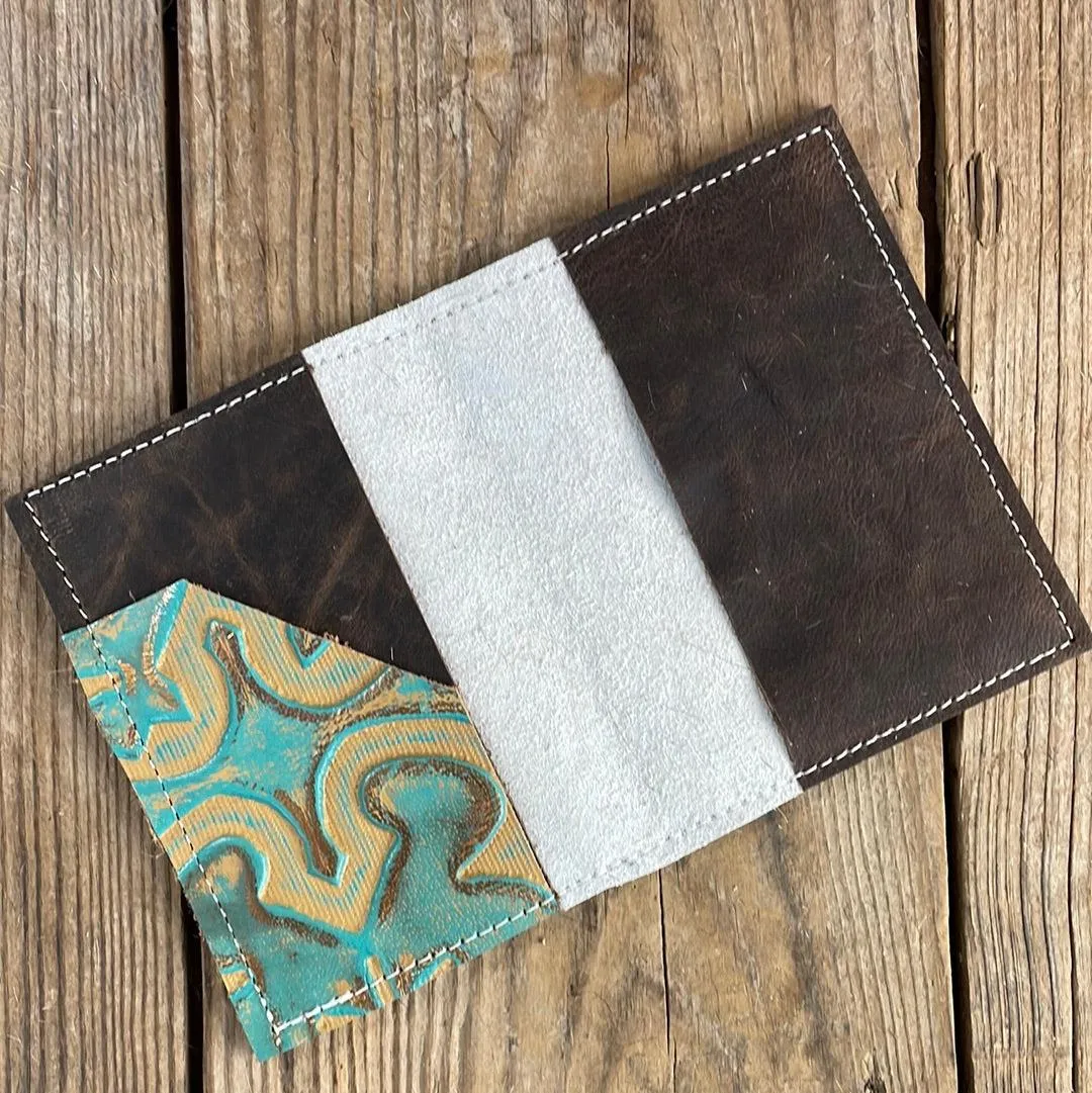 Passport Cover - Brindle w/ Agave Laredo