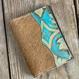 Passport Cover - Brindle w/ Agave Laredo