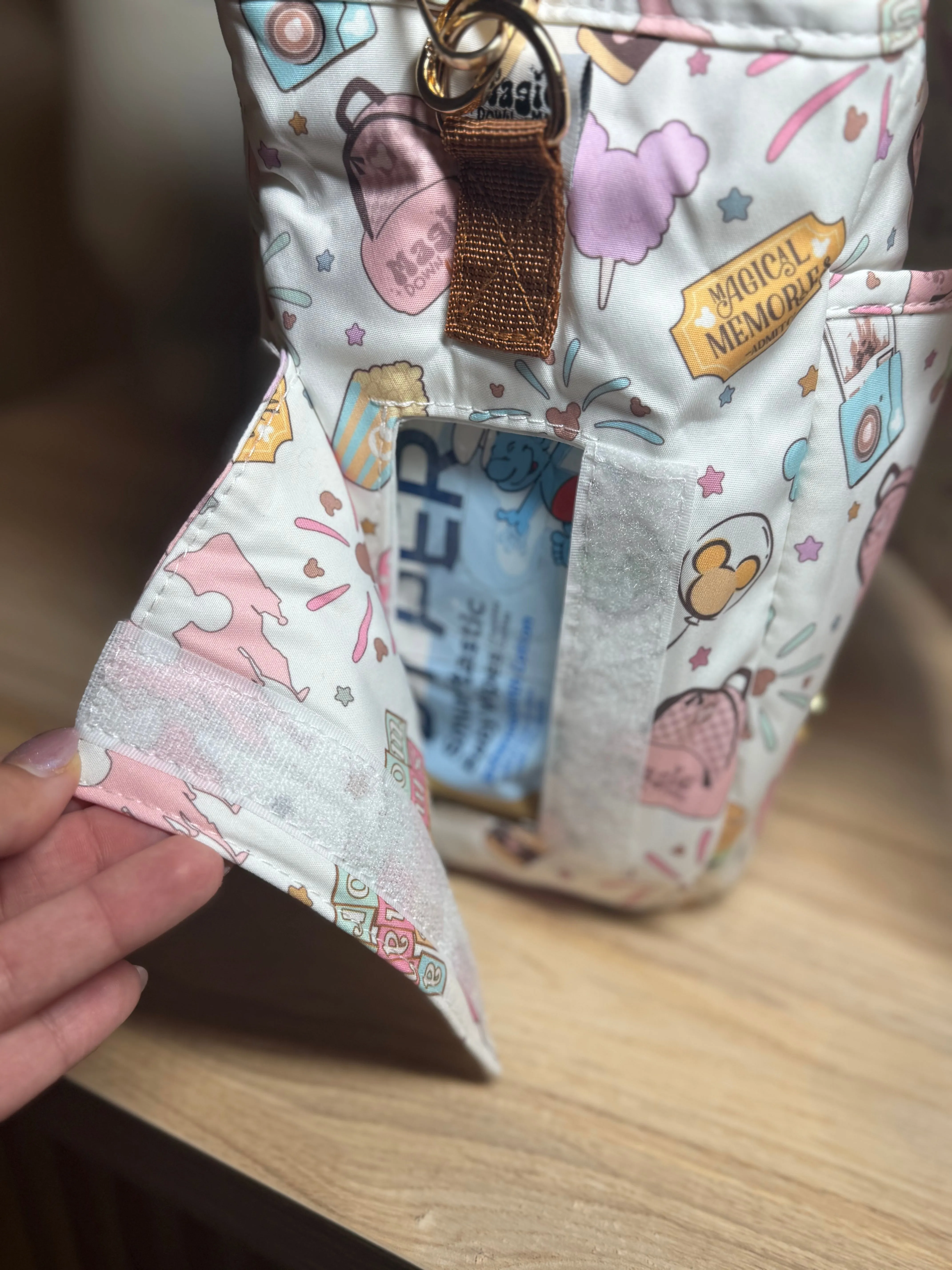 *Pastel Park Days* Stroller Caddy/Diaper Bag