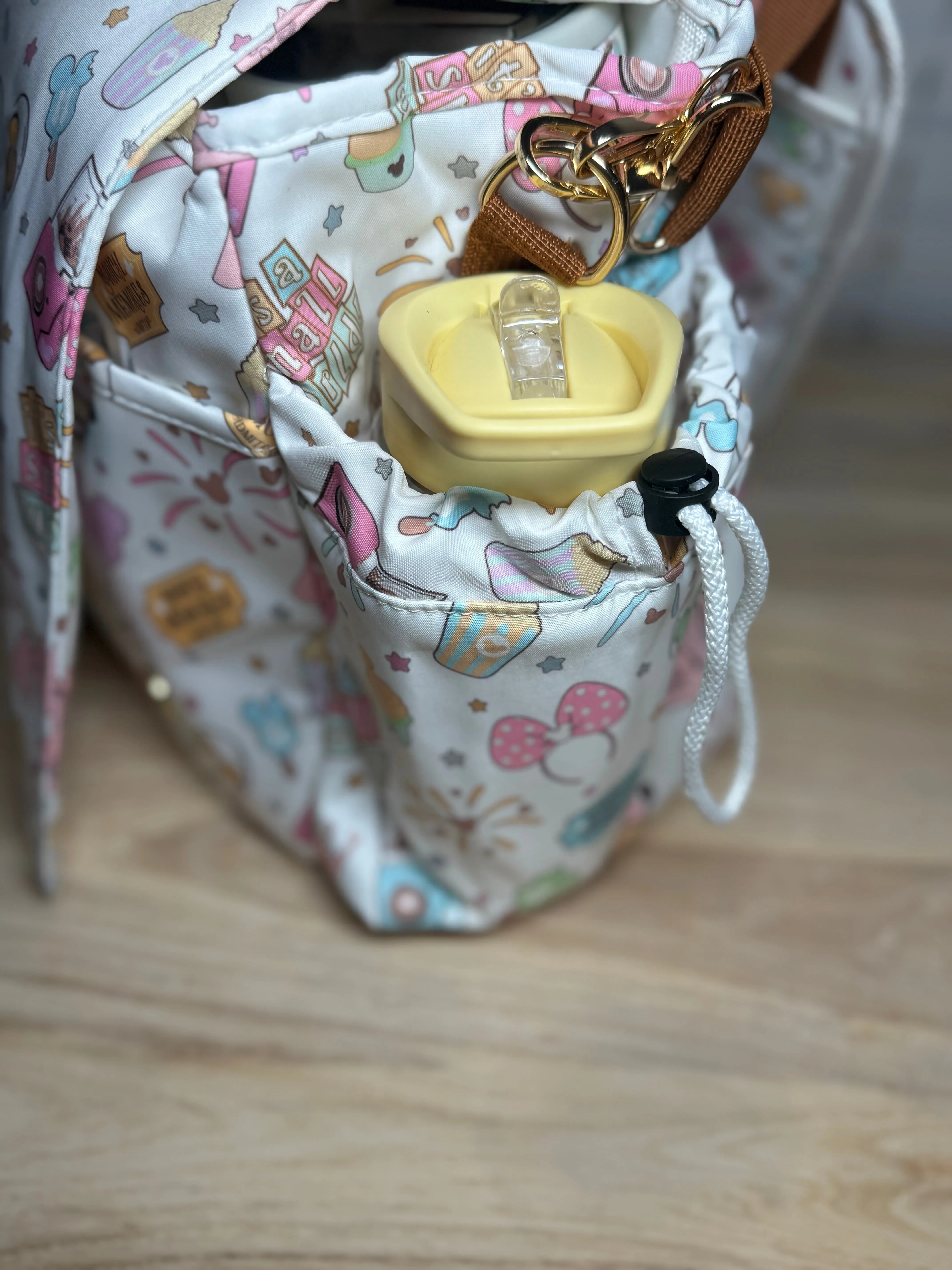*Pastel Park Days* Stroller Caddy/Diaper Bag