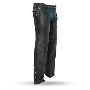 Patriot Chaps with Snap Out Liner - Unisex - Extreme Biker Leather