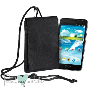 Personalised Write Your Own Message Phone Pouch Wallet