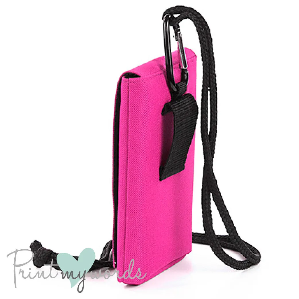 Personalised Write Your Own Message Phone Pouch Wallet