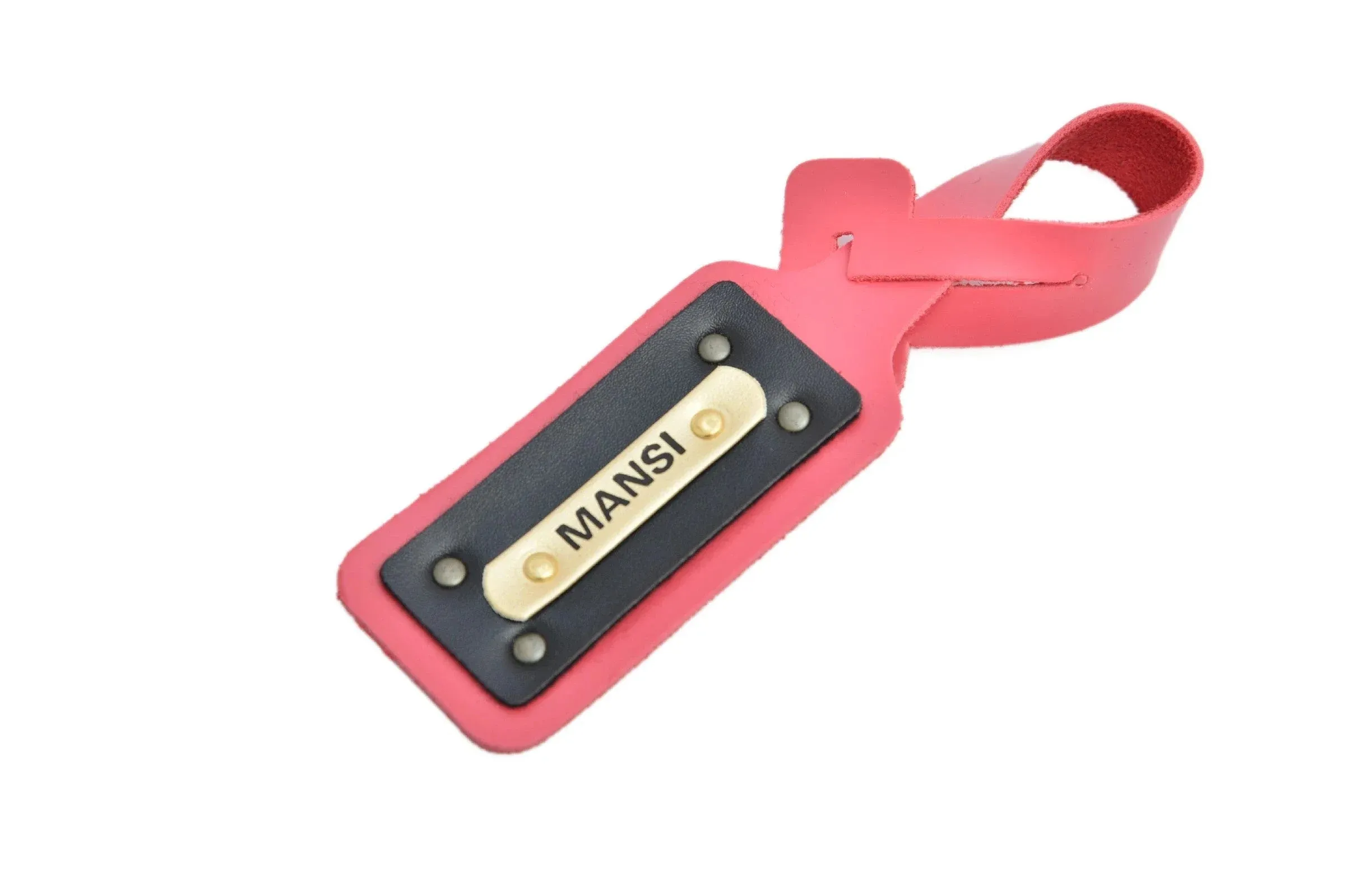 Personalized Luggage Tag - Pink