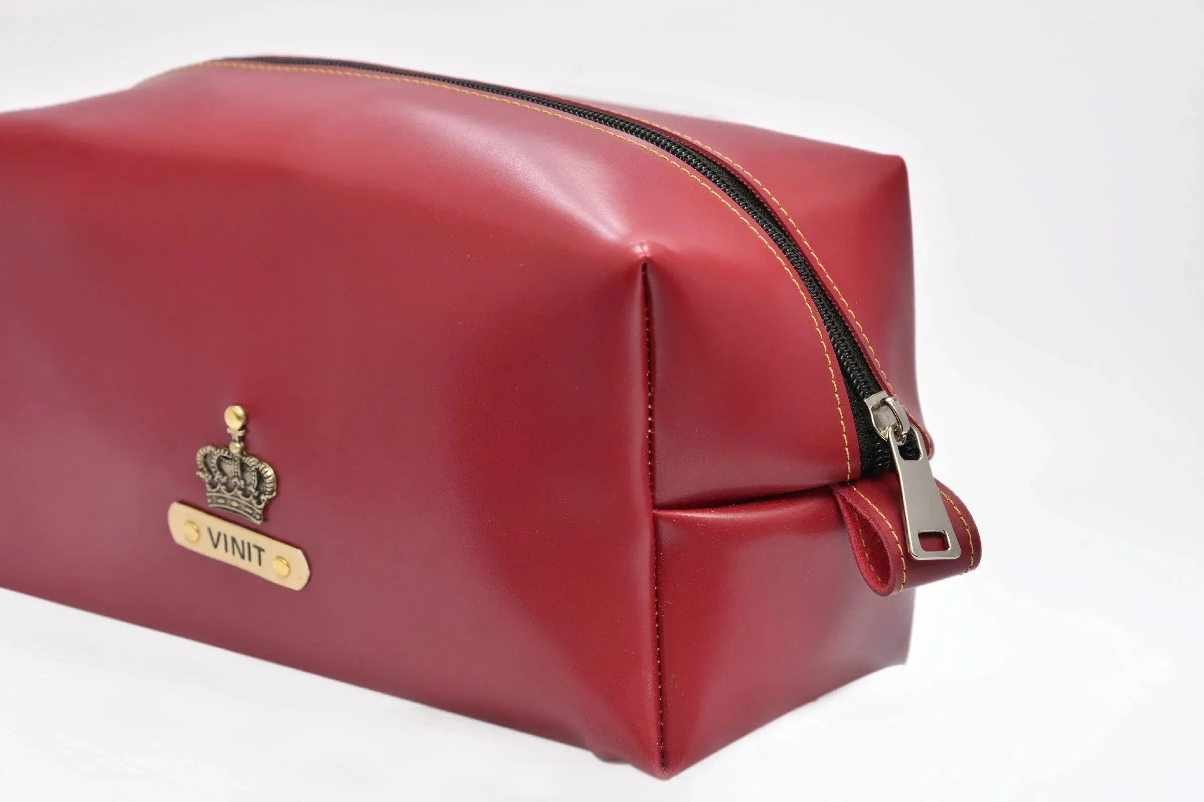 Personalized Mutlipurpose Travel-Make-up Pouch - Wine