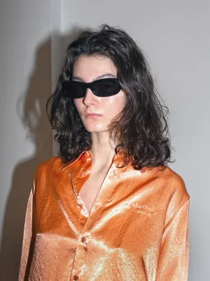 Port Tanger Saudade Sunglasses, Black/Black