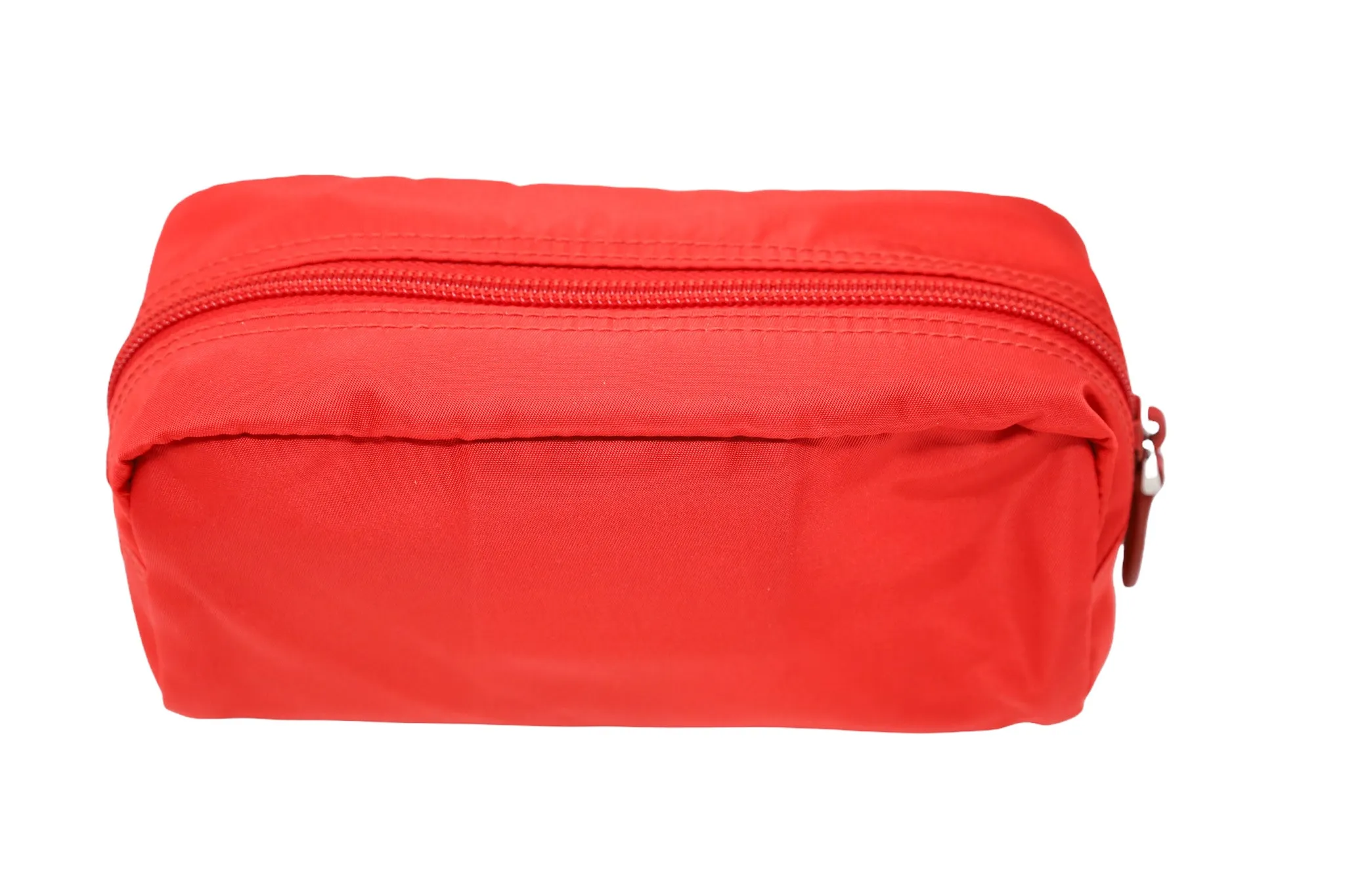 Prada Red Nylon Pouch