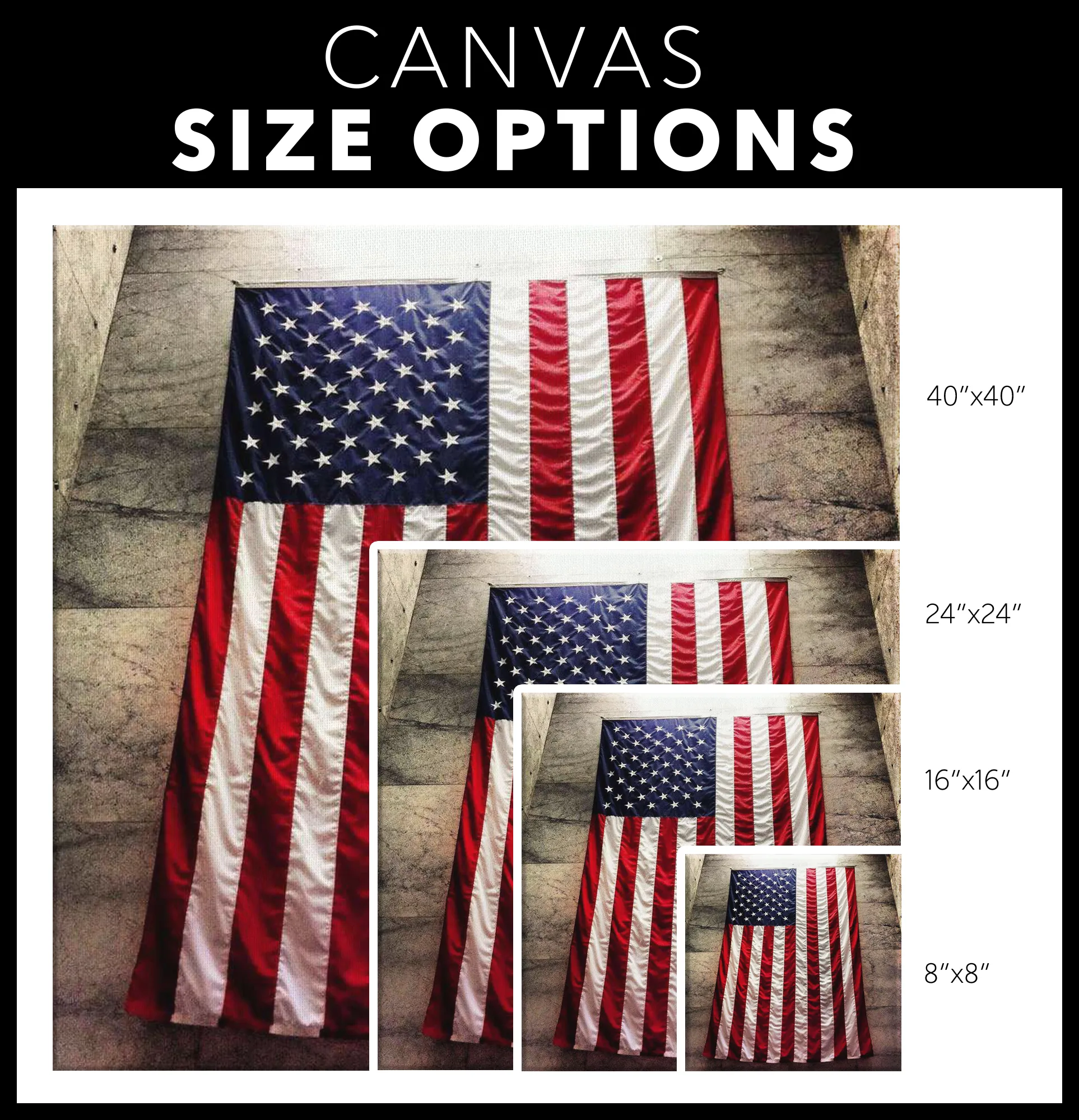 "American Flag" Canvas
