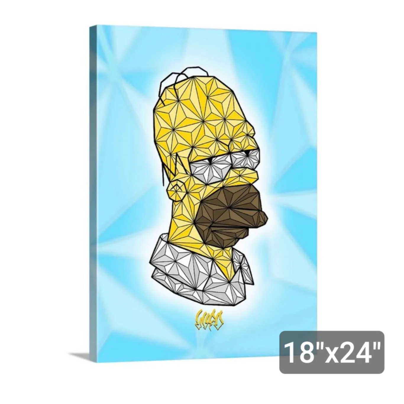 "Crystal Homer" canvas prints