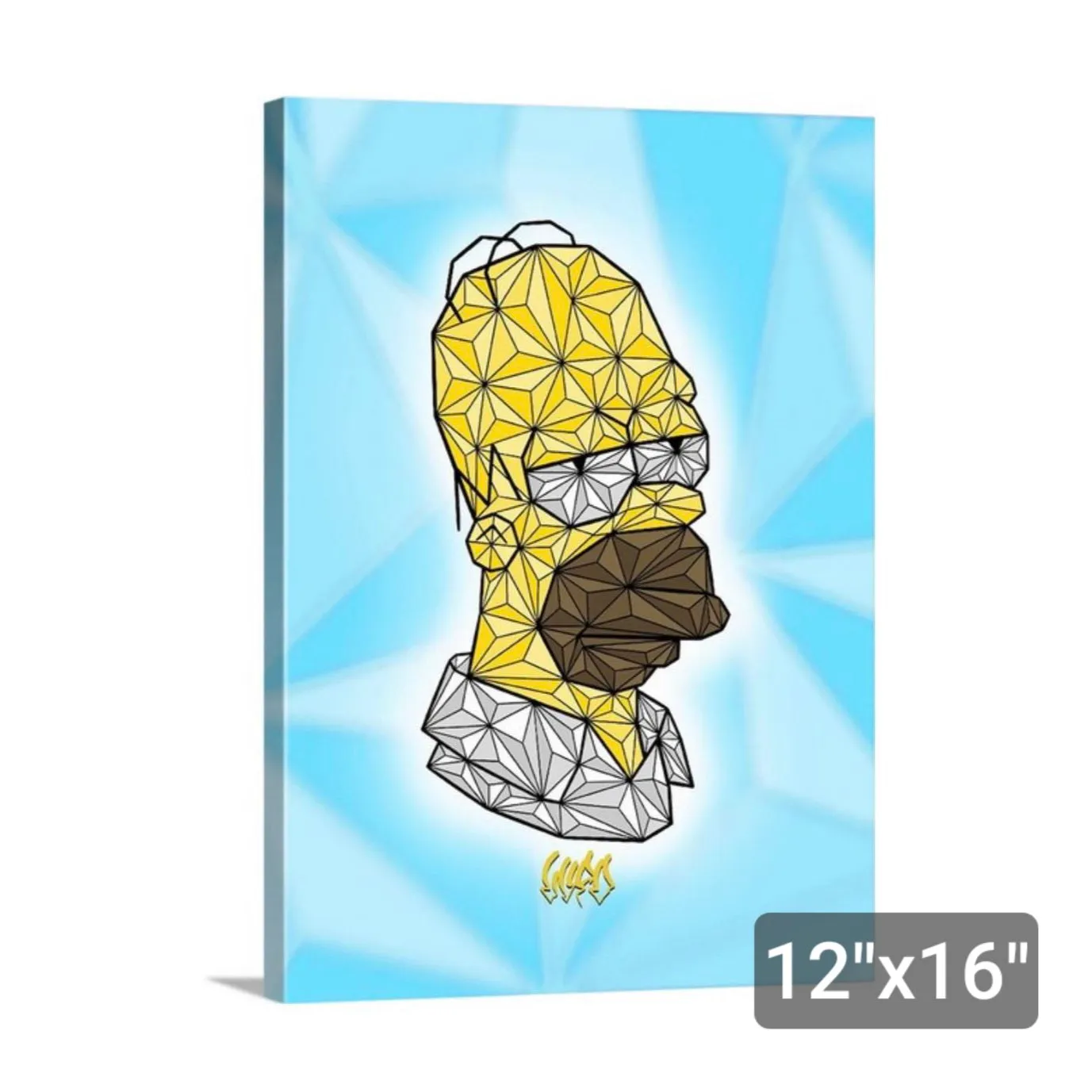 "Crystal Homer" canvas prints