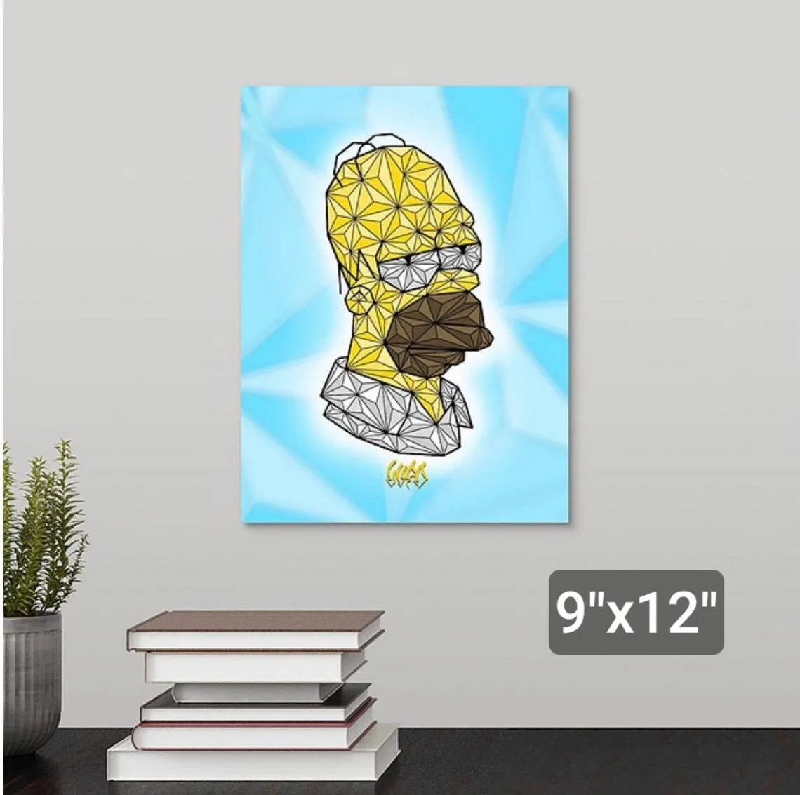"Crystal Homer" canvas prints