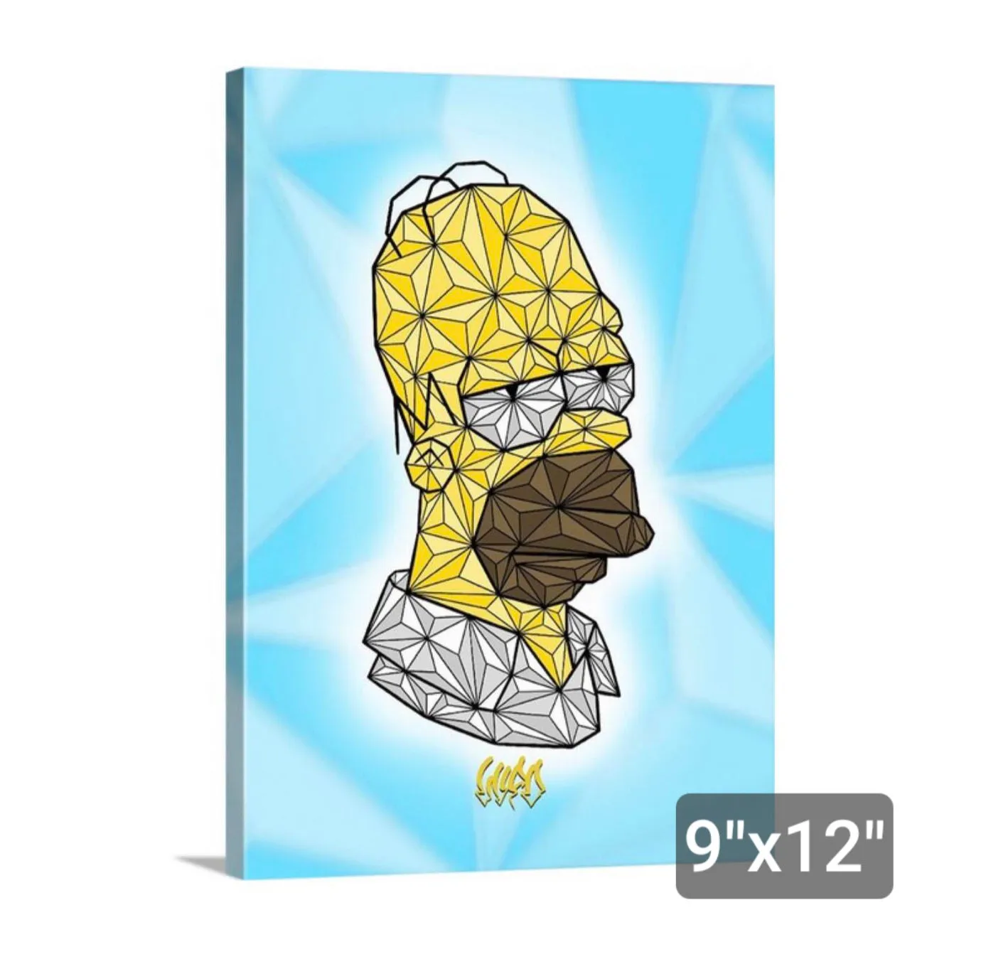 "Crystal Homer" canvas prints