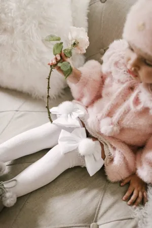 "Lana" Pom Pom Bow Socks