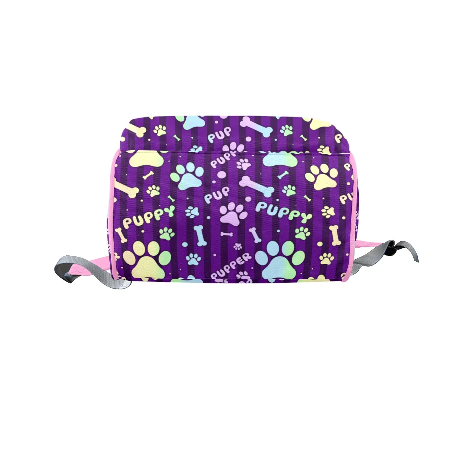 Rainbow Pup Large Diaper Bag