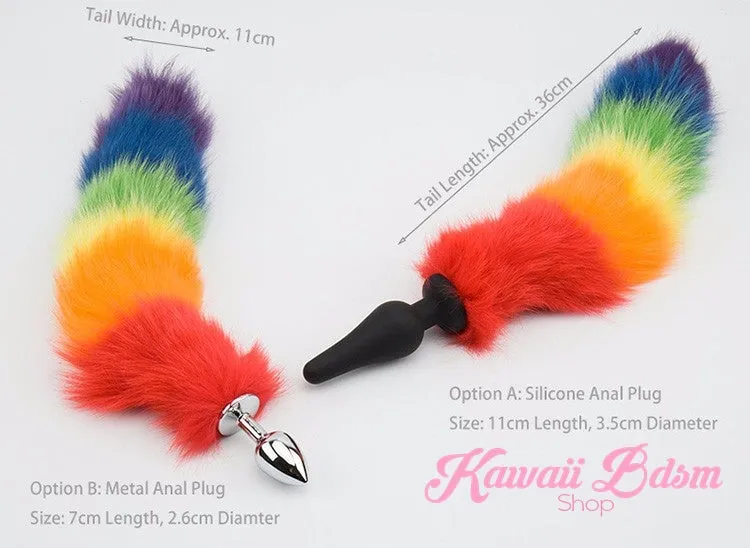 Rainbow Tail Plug 🌈