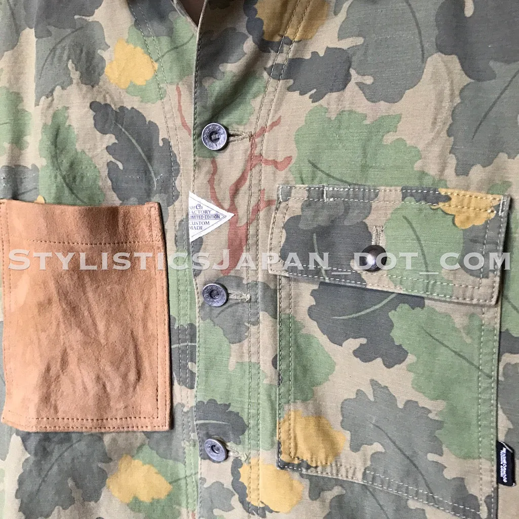 RARE! Neighborhood Factory Custom (1 or 2) Reef Mil BDU Shirt Green L