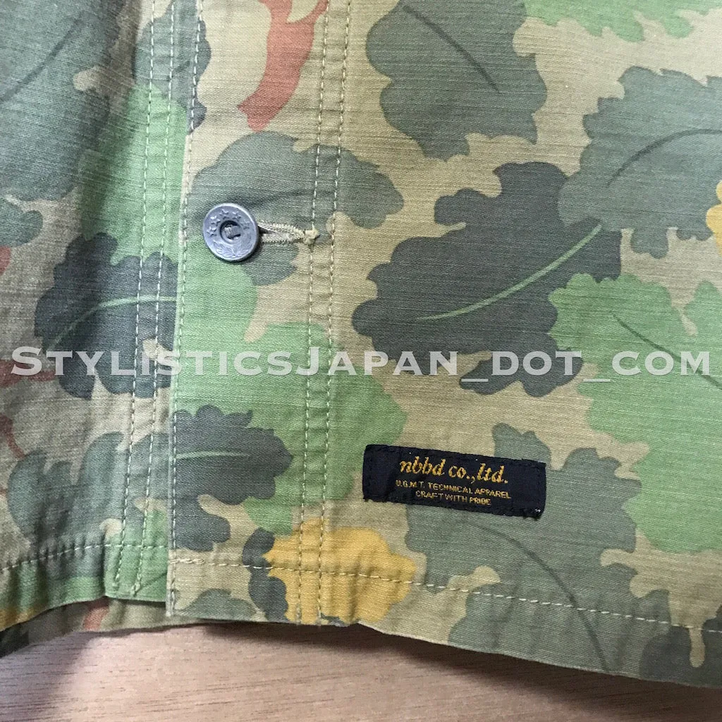 RARE! Neighborhood Factory Custom (1 or 2) Reef Mil BDU Shirt Green L