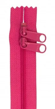 Raspberry 30" Double Pull Zipper