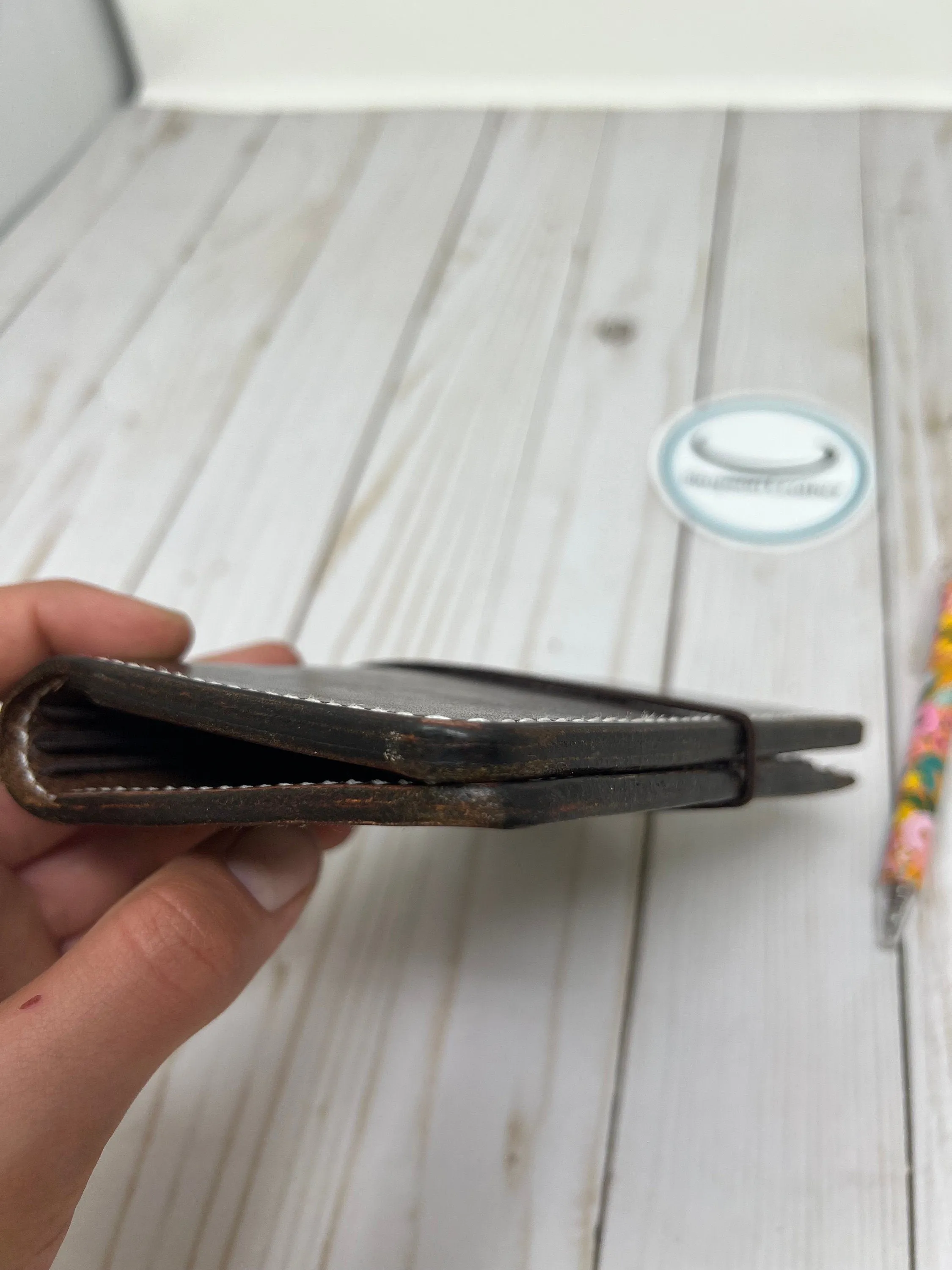 Ready to Ship Pocket Walnut Harness Deluxe Traveler's Notebook, Sized for 3.5”x5.5” inserts (sold separately)