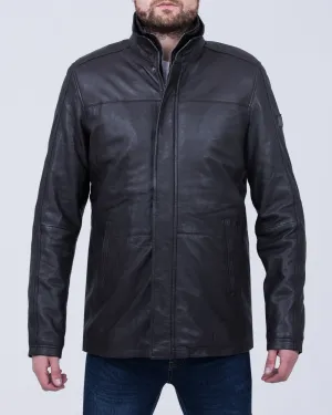 Redpoint Carlson Tall Leather Jacket (brown)