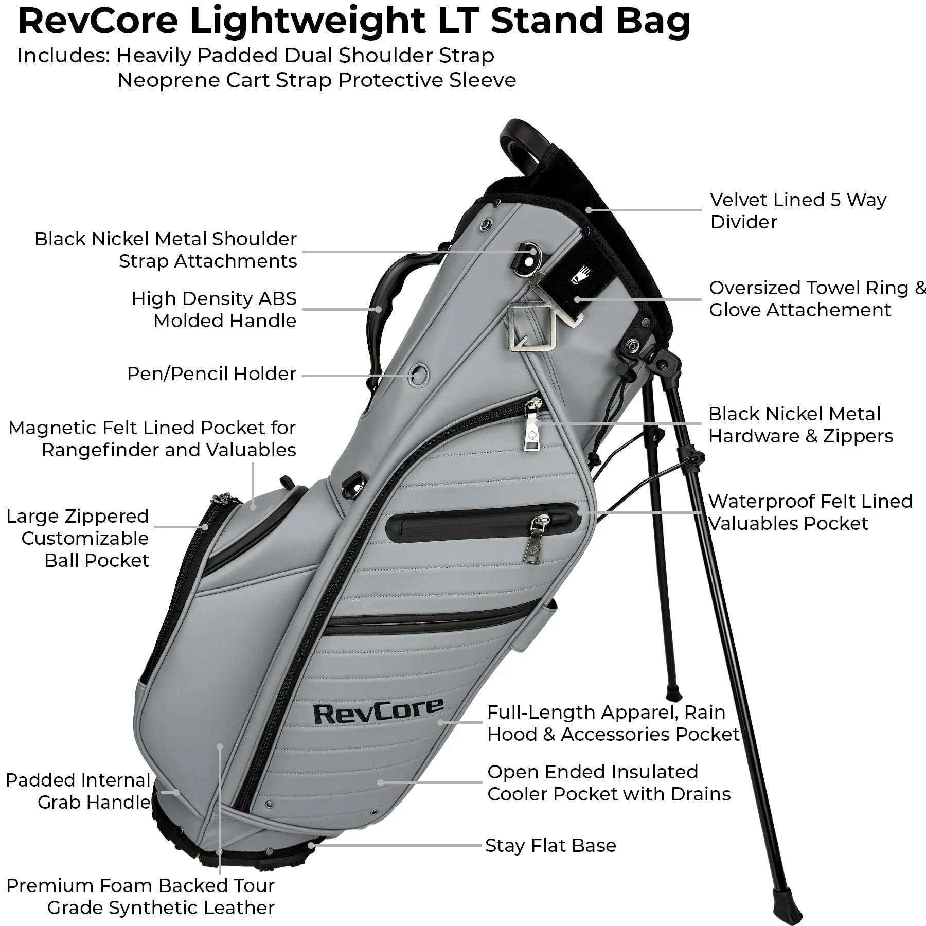 RevCore LT Lightweight Stand Bag GGTG