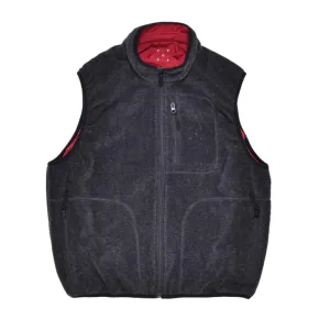 reversible vest anthracite rio red