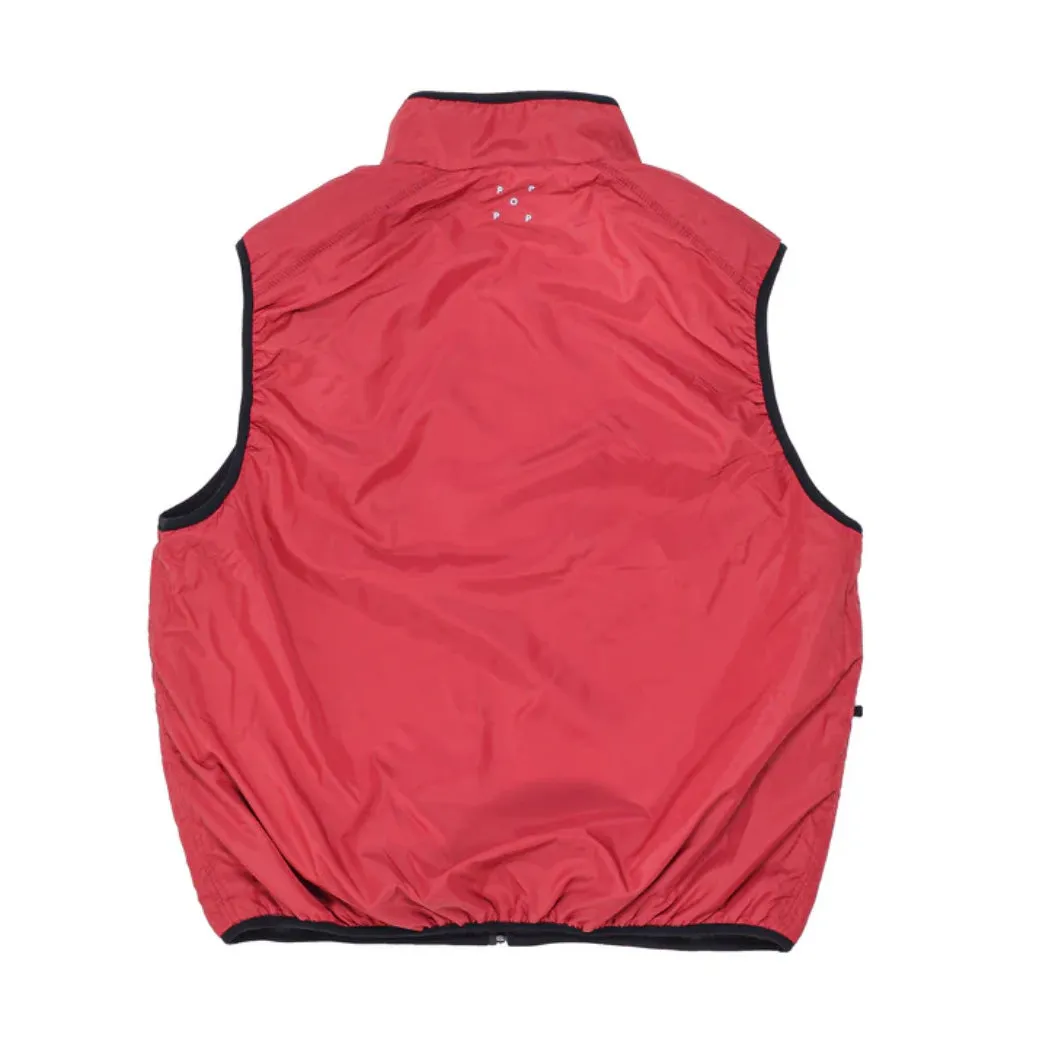 reversible vest anthracite rio red