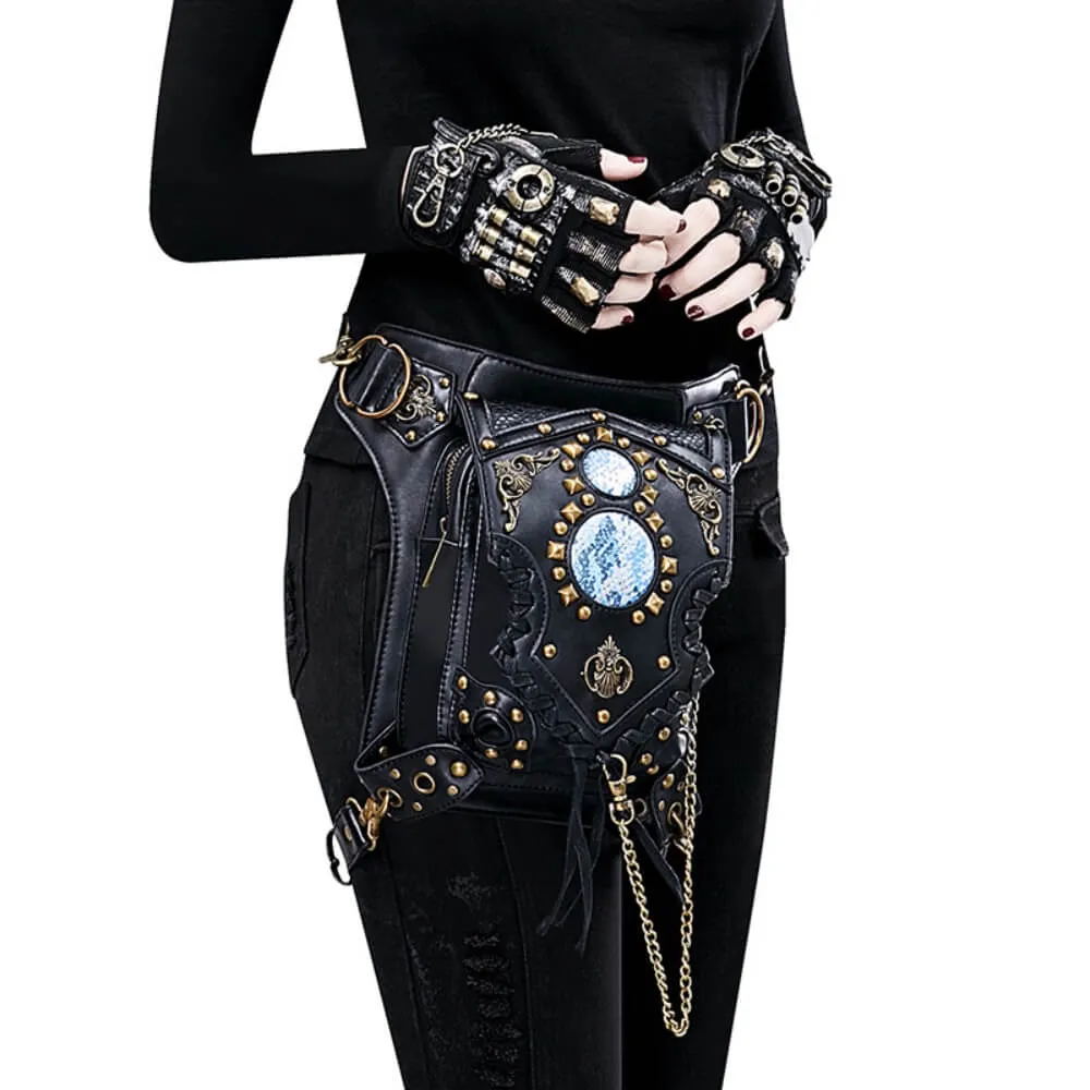 Ro Rox Artem Holster Moon Faux Leather Hip Holster Bag