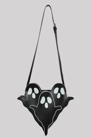 Ro Rox Cade Ghost Black Novelty Cross Body Bag