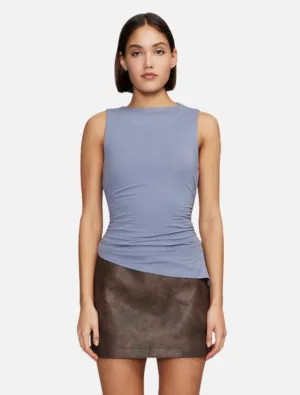 Robbie Pu Mini Skirt - Chocolate