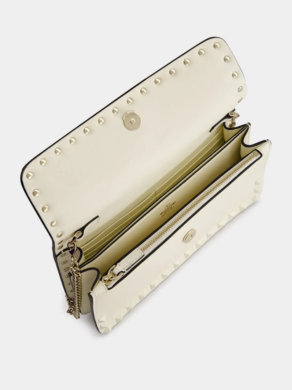 Rockstud Fold-Over Crossbody