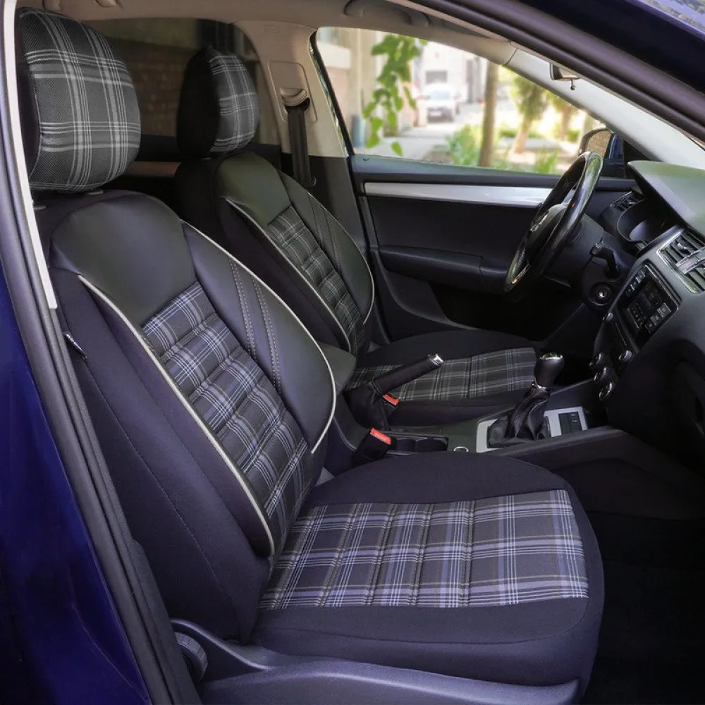 Seat Cover Set Umbrella Sport, Black - Grey