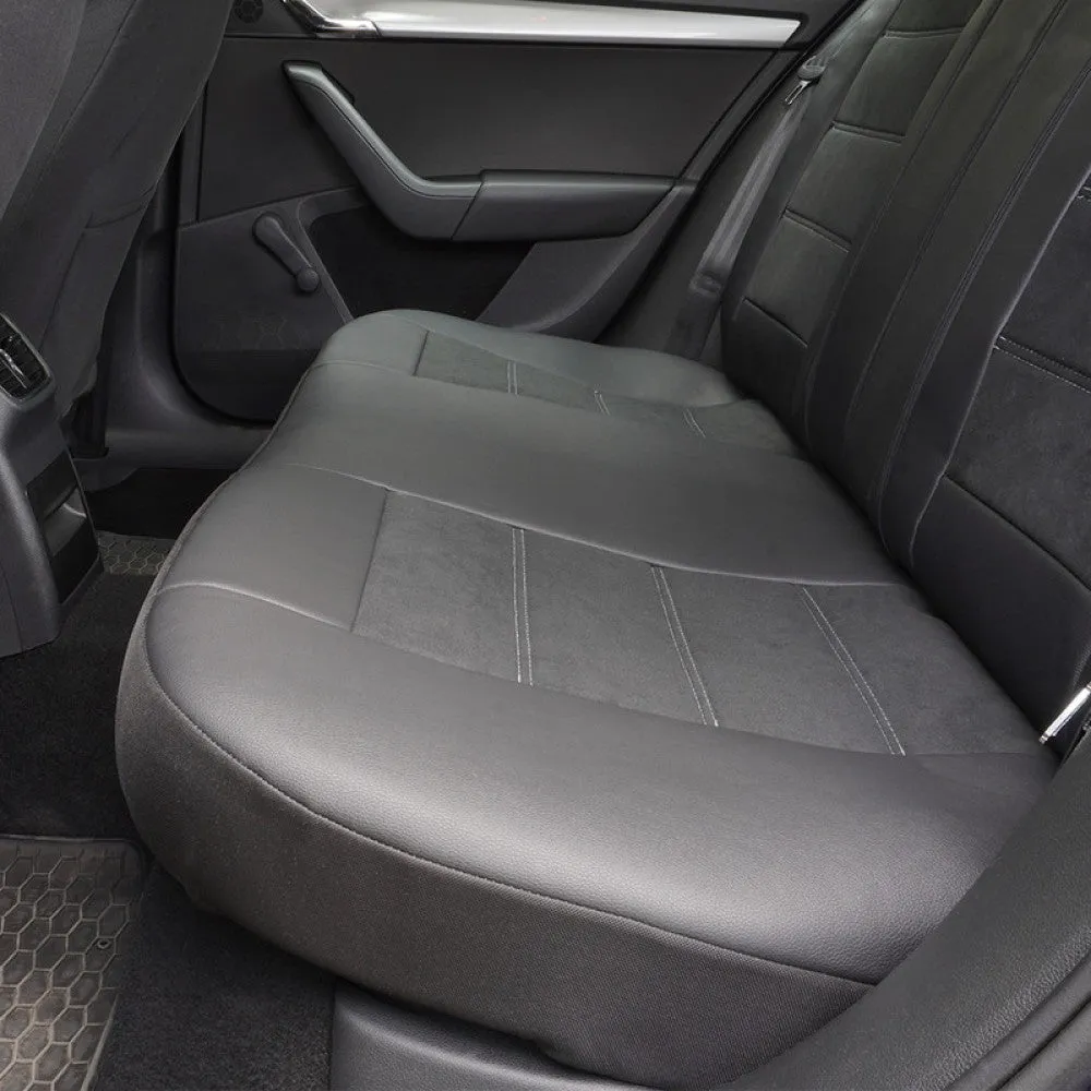Seat Covers Set Umbrella Exclusive Leather and Alcantara