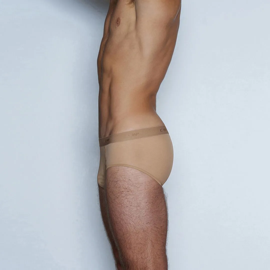 Sheer Fly Front Brief Nix Nude