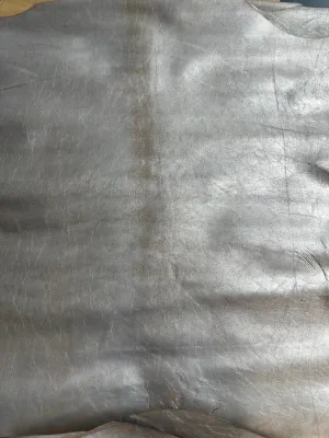 Silver Washed sheep leather with a peach undertone
