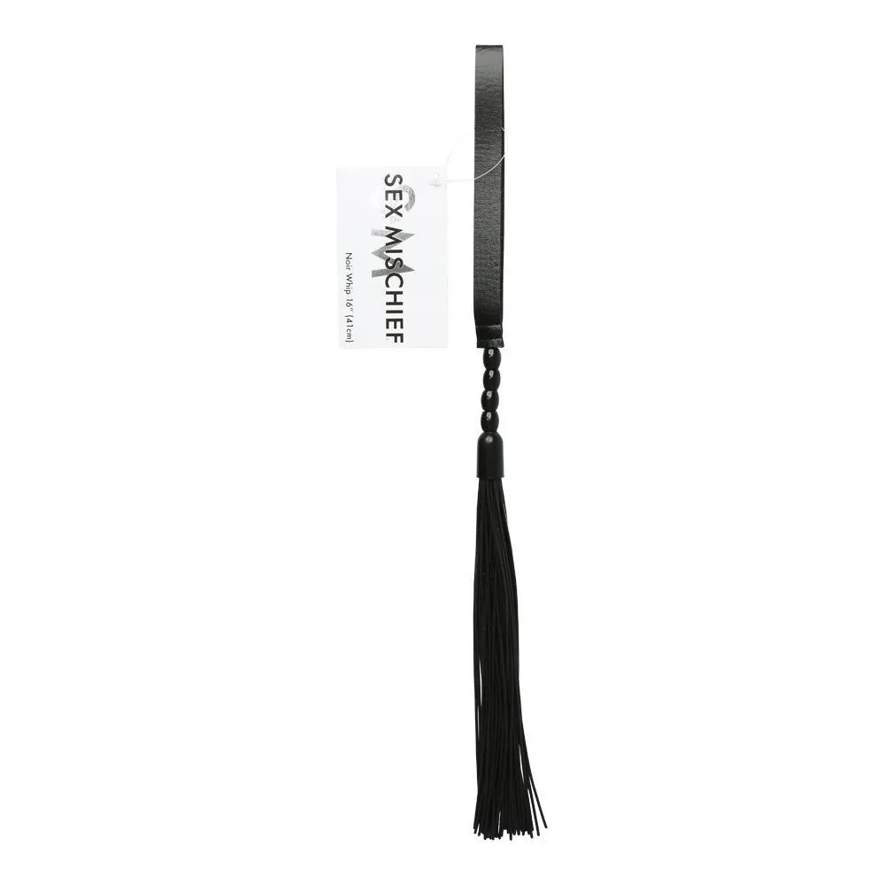Sportsheets Faux Leather Noir Whip