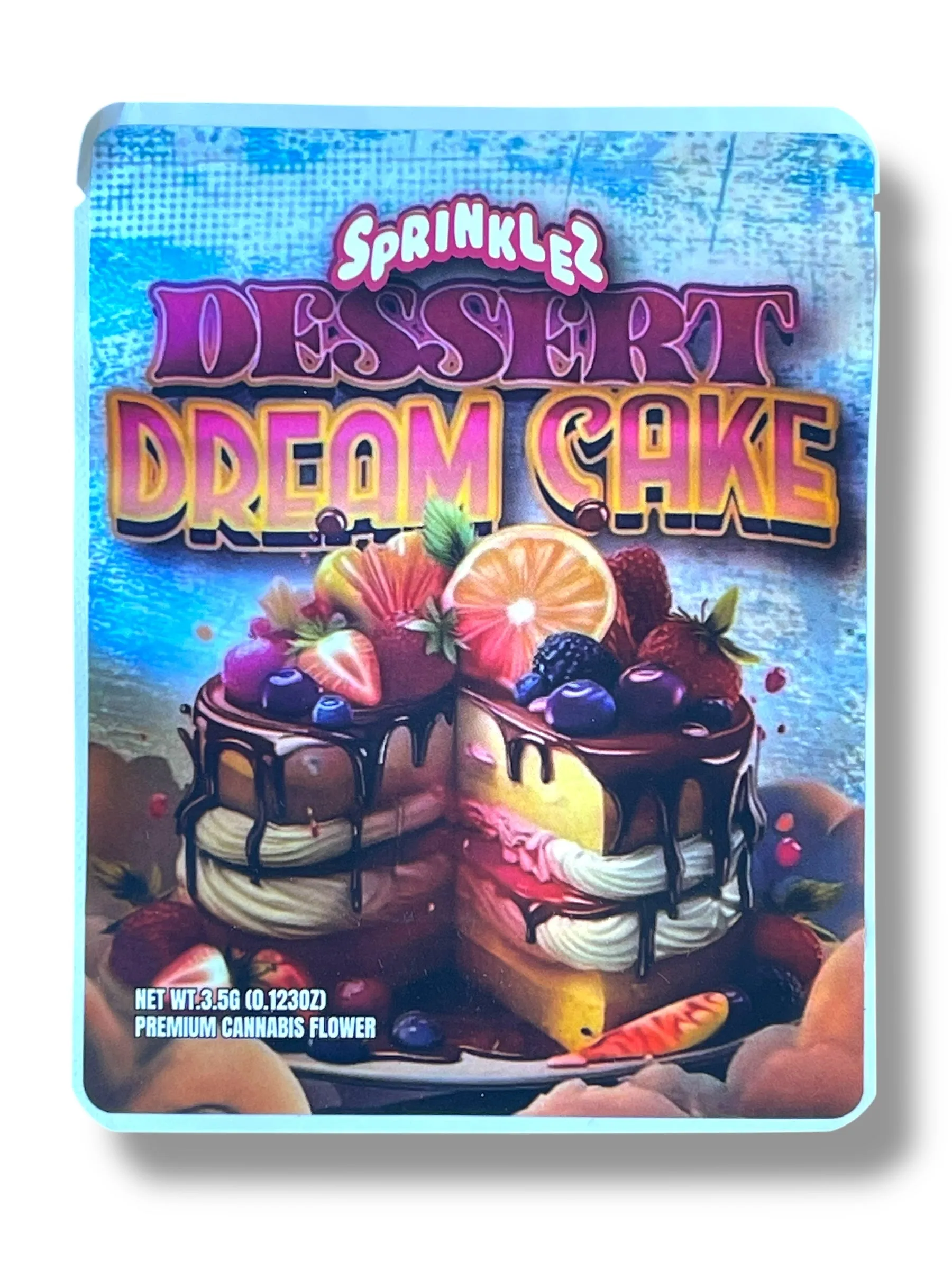 Sprinkles Dessert Dream Cake Mylar Bag with Box 3.5 Grams