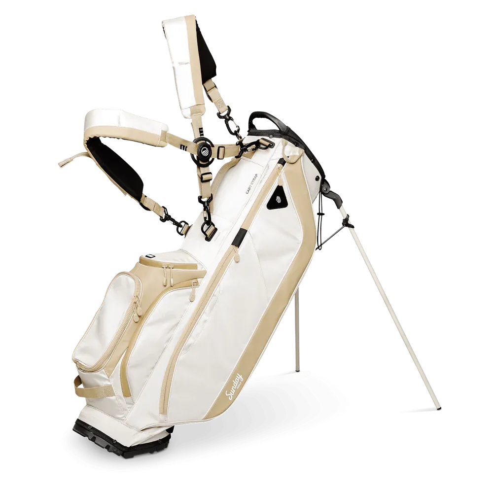 Sunday Golf Ryder 23 Golf Stand Bag Toasted Almond (Bag Height 35")