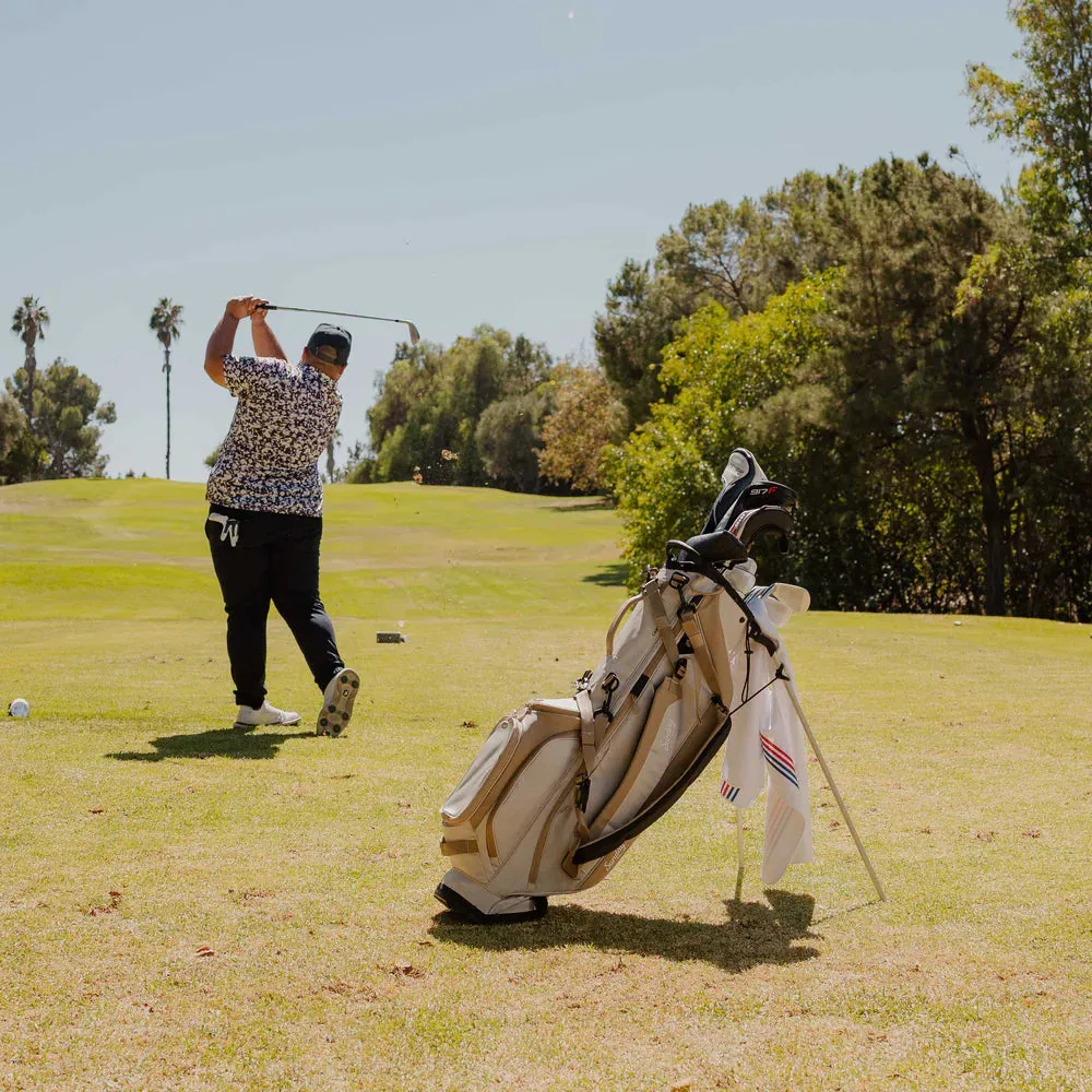 Sunday Golf Ryder 23 Golf Stand Bag Toasted Almond (Bag Height 35")