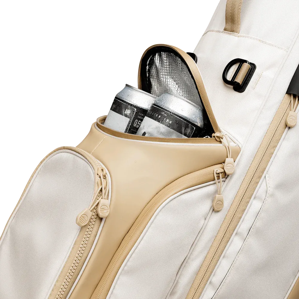 Sunday Golf Ryder 23 Golf Stand Bag Toasted Almond (Bag Height 35")