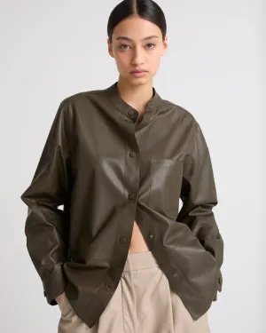 Supple lambskin shirt