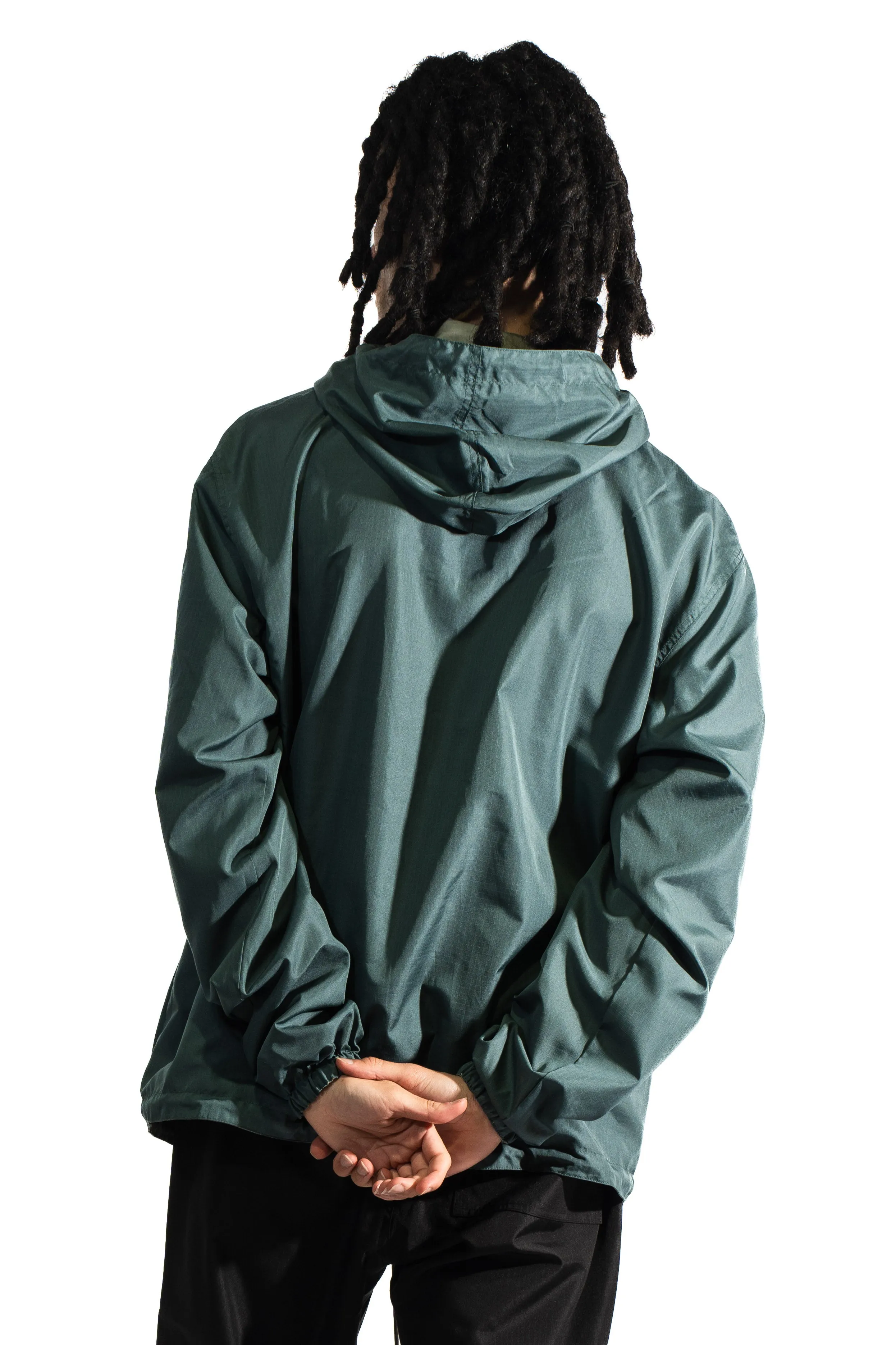 TAION Non Down Military Reversible Anorak Parka Dark Sage Green