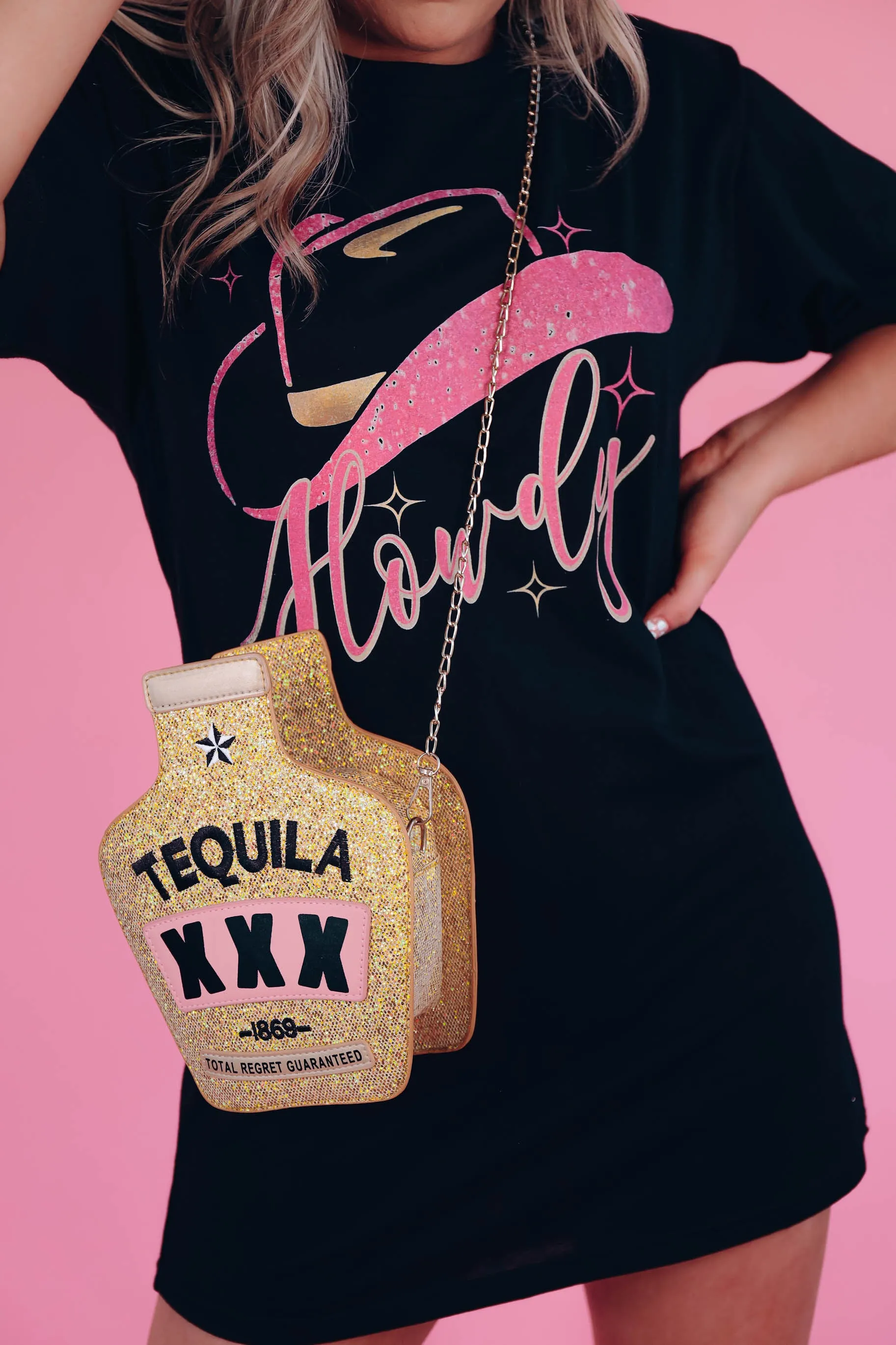 Tequila 2.0 Purse - Bright Gold