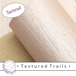 • Textured Trails • Vegan Faux Leather • Peachy Pink