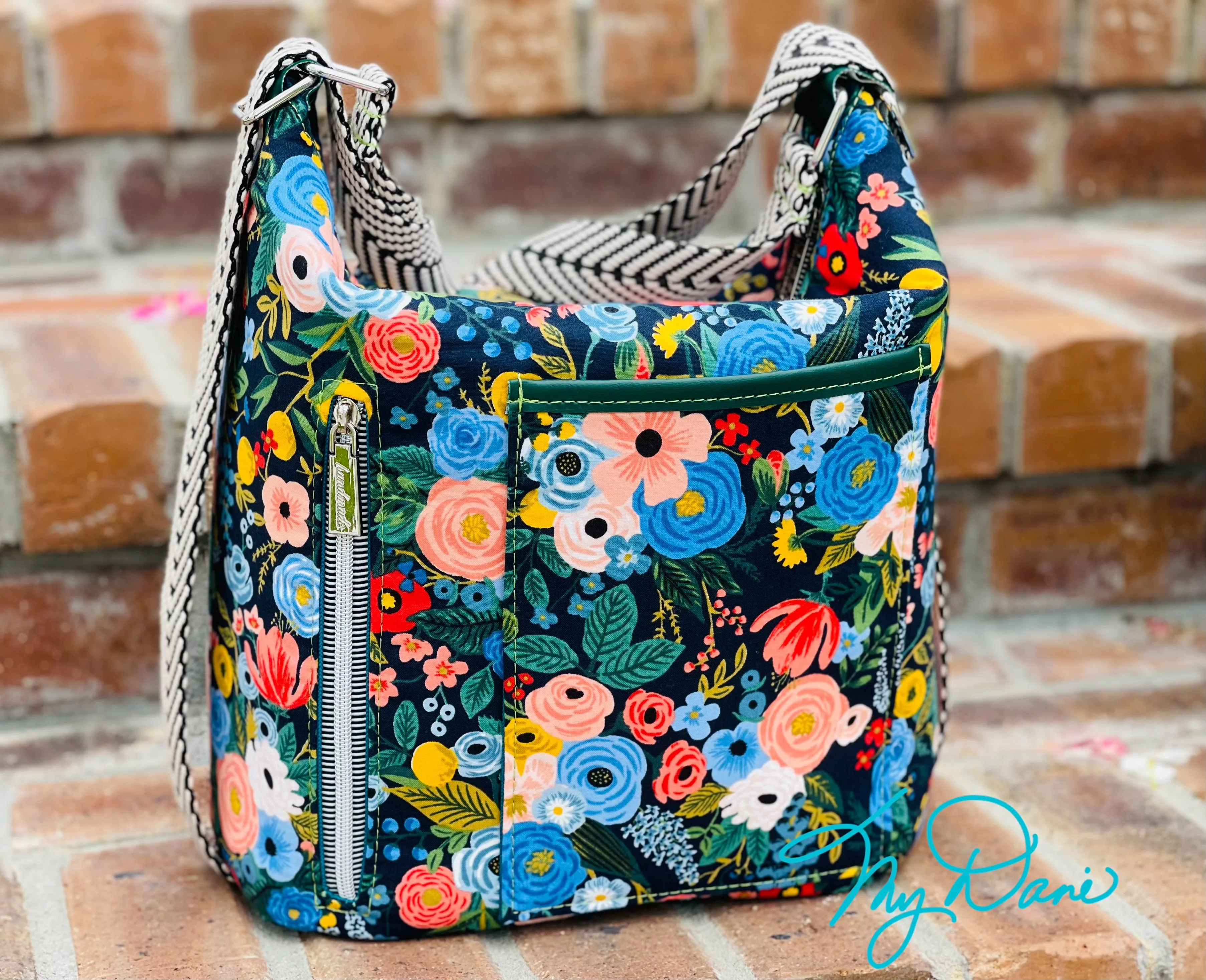 The Krystal Convertible Handbag in Floral Rifle Paper