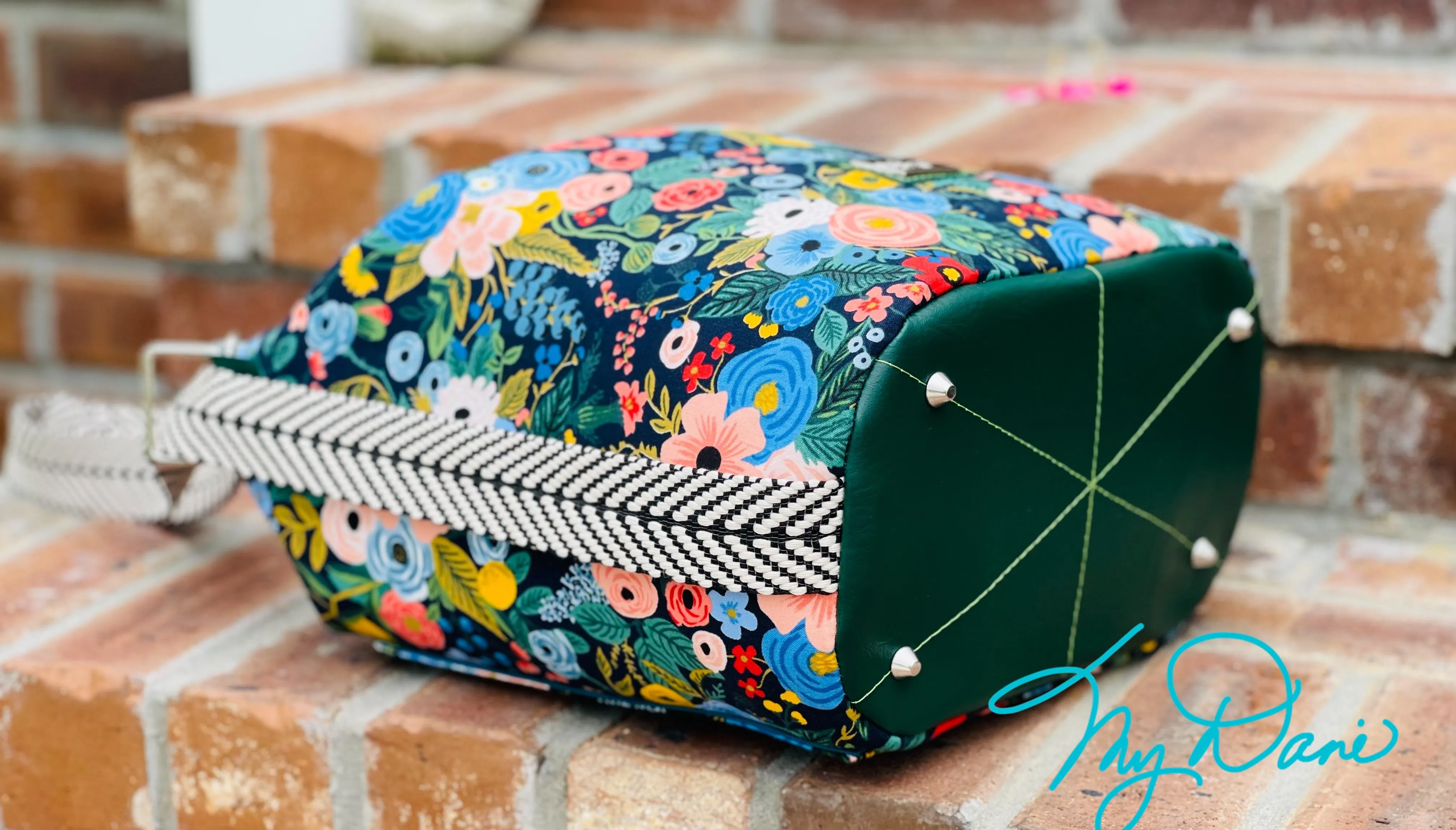 The Krystal Convertible Handbag in Floral Rifle Paper