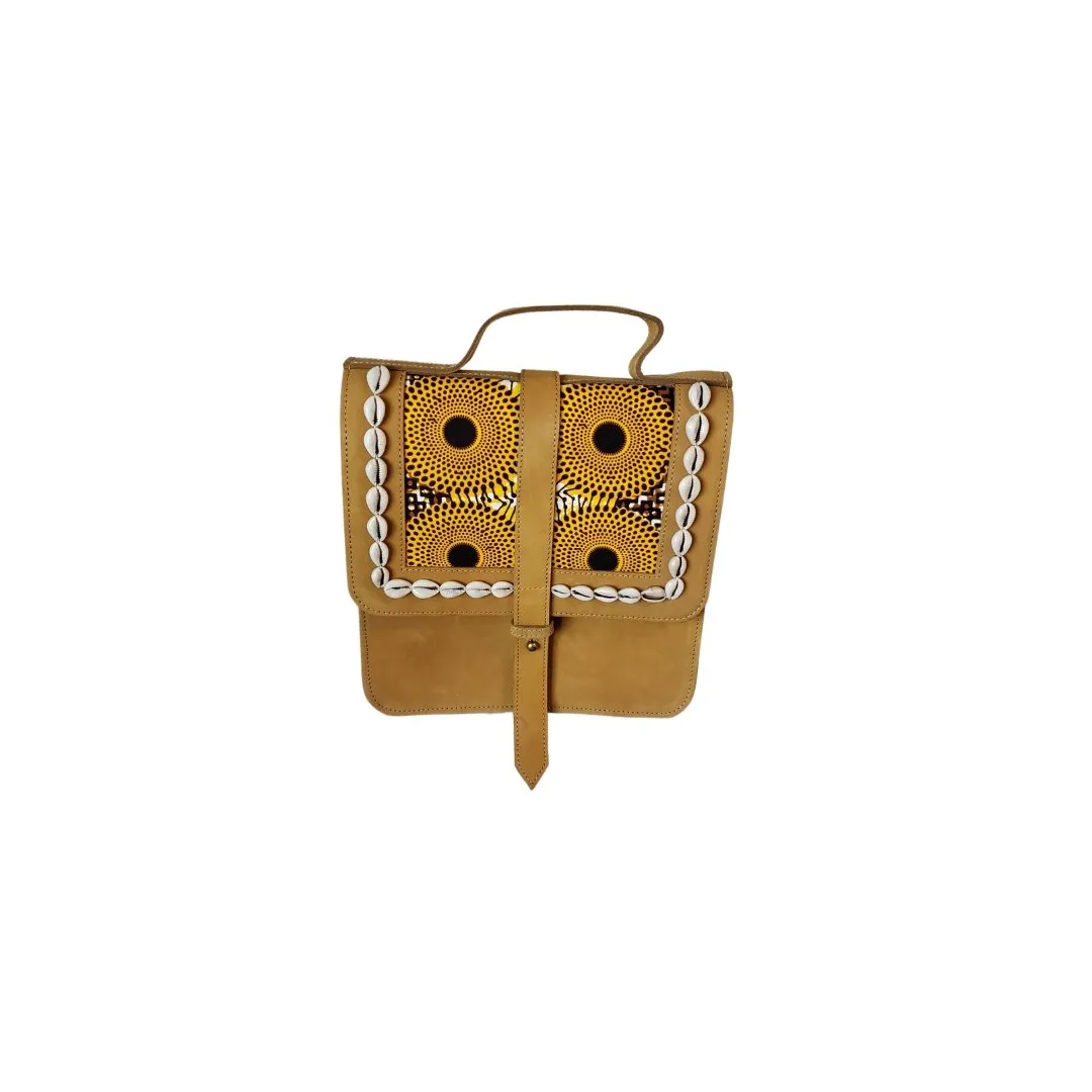The Power Bag - Beaded - Yellow Melon
