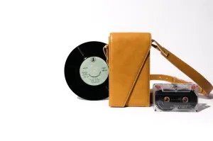 The Record Phone Bag: mustard