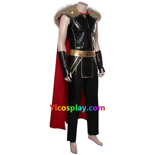 Thunder Thor Cosplay Costume Outfits Halloween Suit